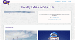 Desktop Screenshot of press-office.holidayextras.co.uk